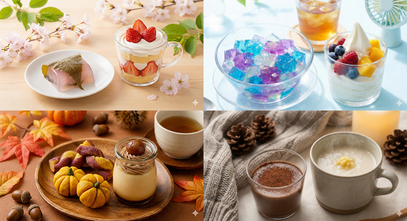 季節のおすすめおやつ